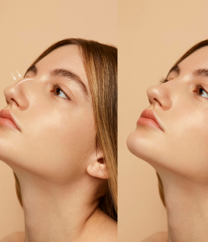 Antes e Depois Rinoplastia